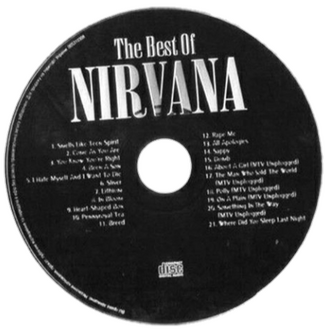 the best of nirvana cd png the best of nirvana cd png